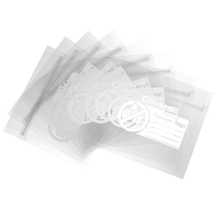 Coghlan's Odor Proof Bags – Food Safe, BPA-Free, Airtight Seal, Reusable and Freezer Safe – 6 x 6.5