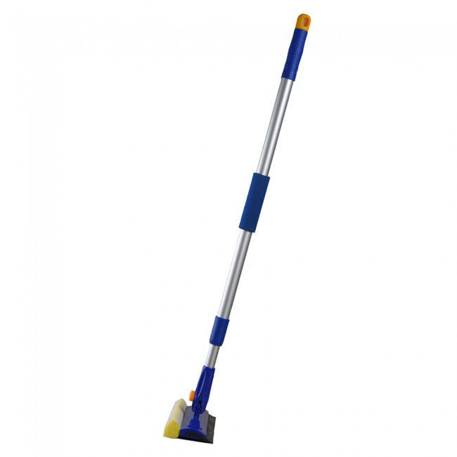 Window & Glass Cleaner With Telescopic Handle & Rubber Squeegee (Extra-Large)