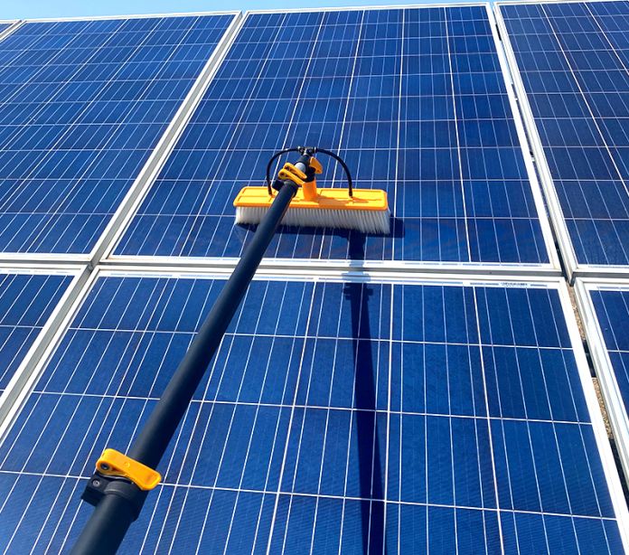 Solar & Glass Panel Cleaning Manual Brush - Model X-21