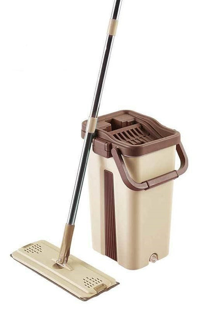 Long Handle Mop with Squeeze Bucket