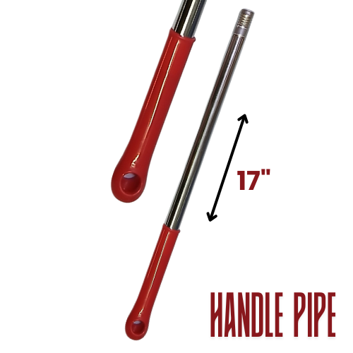 Stainless Steel Universal Extendable Pipes – 17" Each | Grip + Extension Pipes
