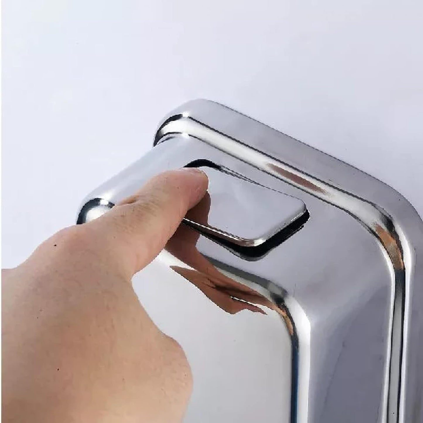Wall-Mounted Stainless Steel Soap Dispenser – 500ml Refillable Liquid Soap & Sanitizer Dispenser