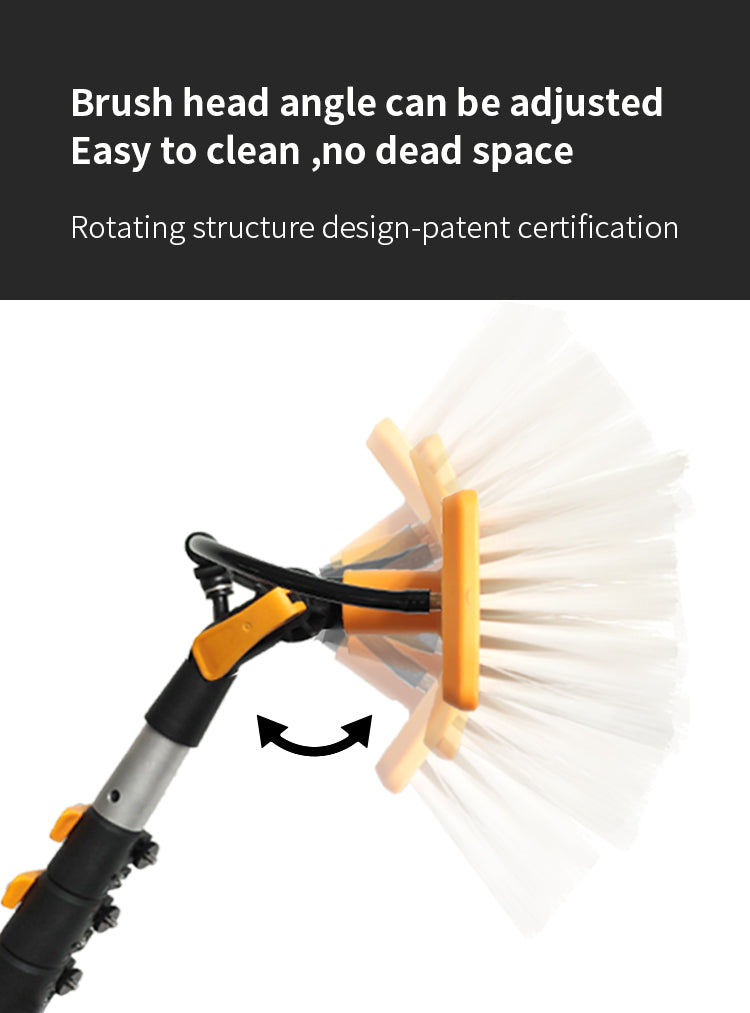 Solar & Glass Panel Cleaning Manual Brush With Water Pump - Model X-22