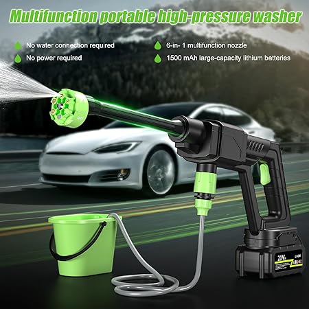 Cordless Pressure Washer 30 Bars- MDHL 8100