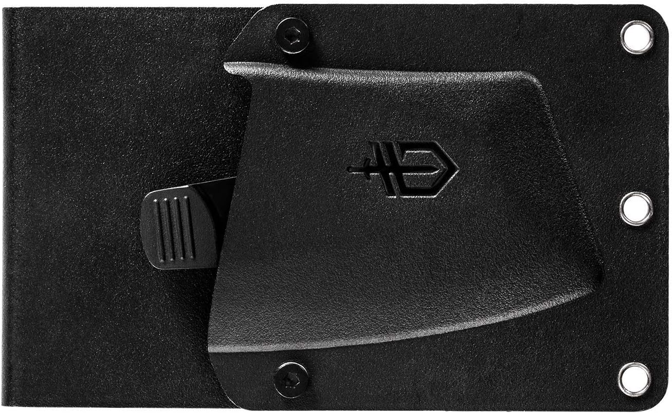 Gerber TRI-Tip Mini Cleaver Knife – Fixed Blade, Black with Molle Sheath for Survival & Bushcraft