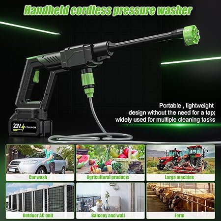 Cordless Pressure Washer 30 Bars- MDHL 8100
