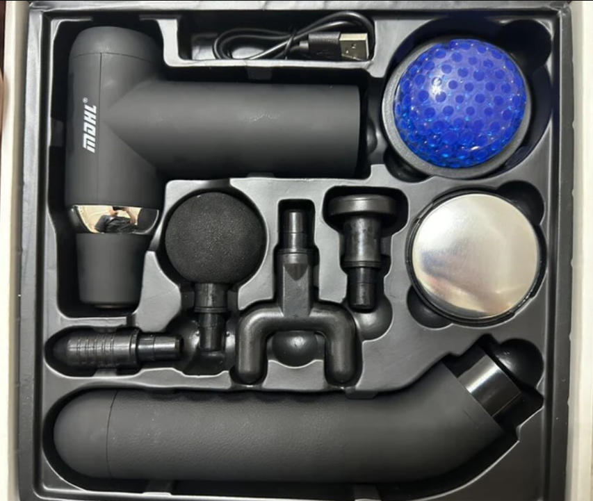 MDHL Warm Compress Massager With Long Handle (MD-XY18) – Hot & Cold Therapy Massage Gun