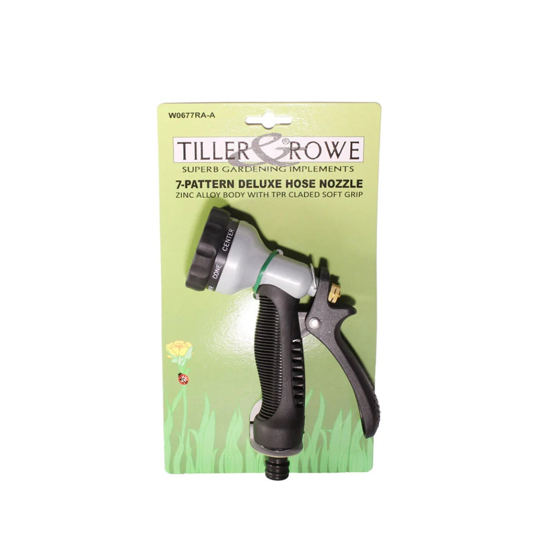7- Pattern Pistol Grip Hose Nozzle - Tiller & Rowe