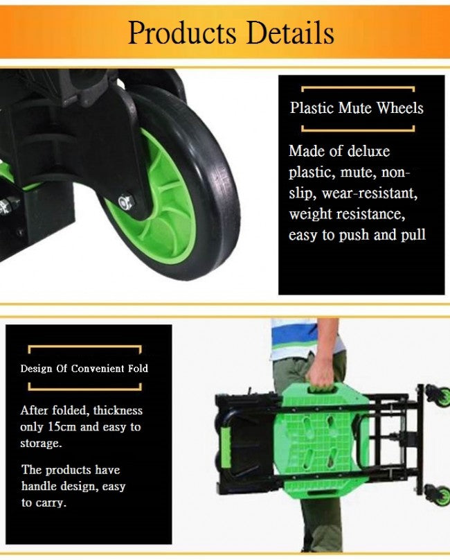 2 in 1 Foldable Hand Truck (H-0048)