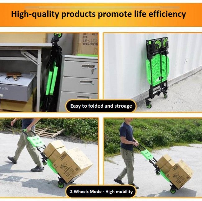 2 in 1 Foldable Hand Truck (H-0048)