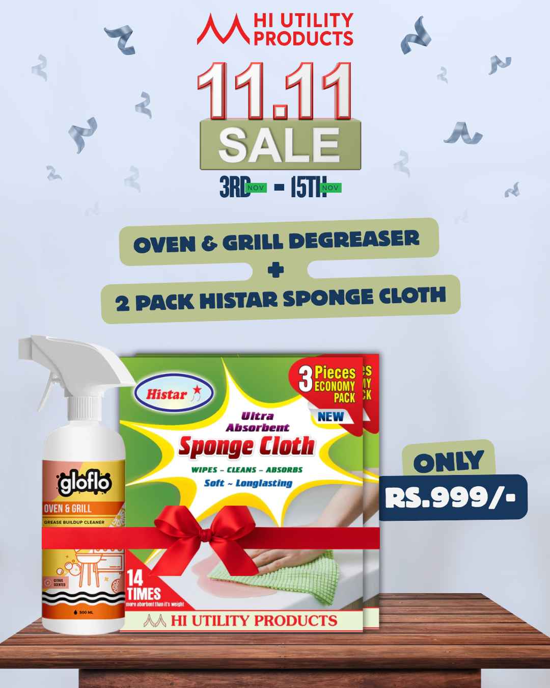 11.11 Sales # 4 - Kitchen Cleaning Combo