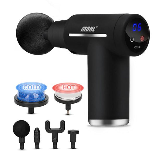 MDHL XY-17 Massage Gun – 6-in-1 Hot & Cold Therapy Deep Tissue Massager
