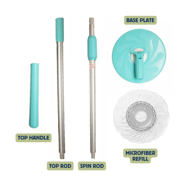 HISTAR Spin Mop HI-S220 Complete Rod Set