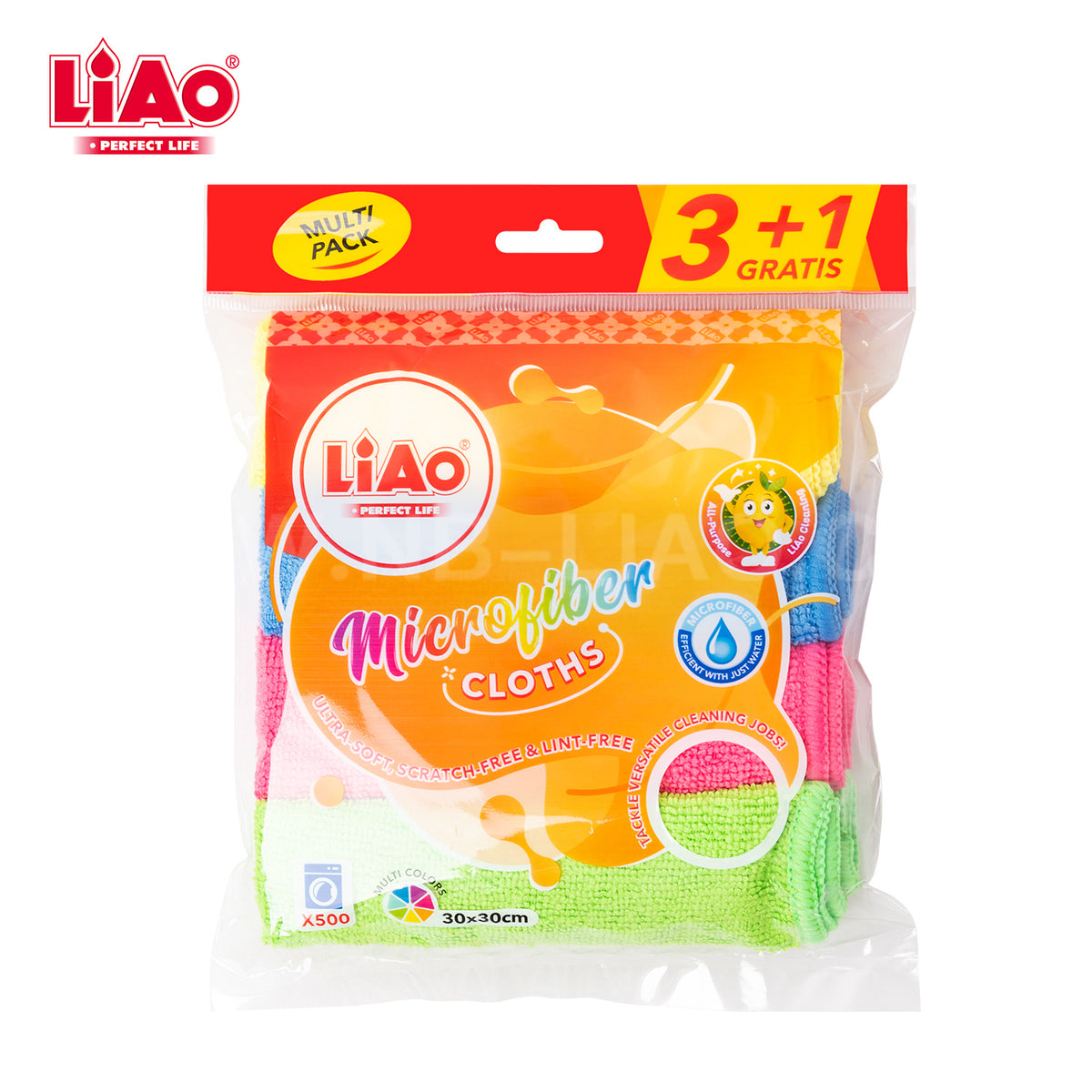 LIAO Microfiber Cloths 4 Pcs G130104