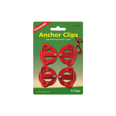 Coghlan's Anchor Clips - 4 Pack