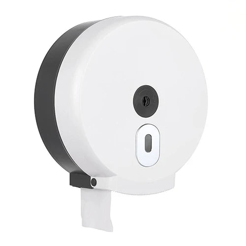 Round Wall-Mounted Tissue Dispenser – Stylish Bathroom Paper Roll Holder