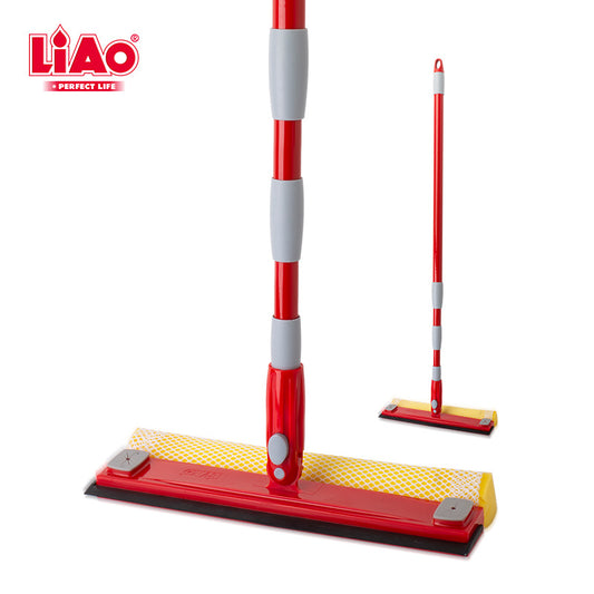 Telescopic Window Cleaner – 6ft Metal Pole with Sponge + Squeegee - LiAo