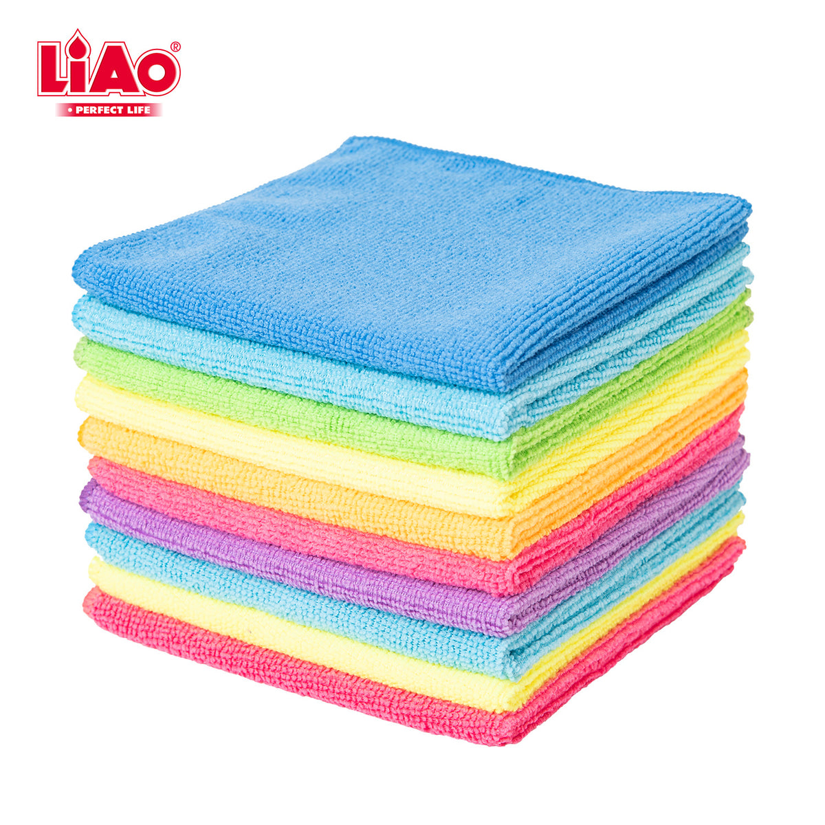 LIAO Microfiber Cloths 10 Pcs G130106
