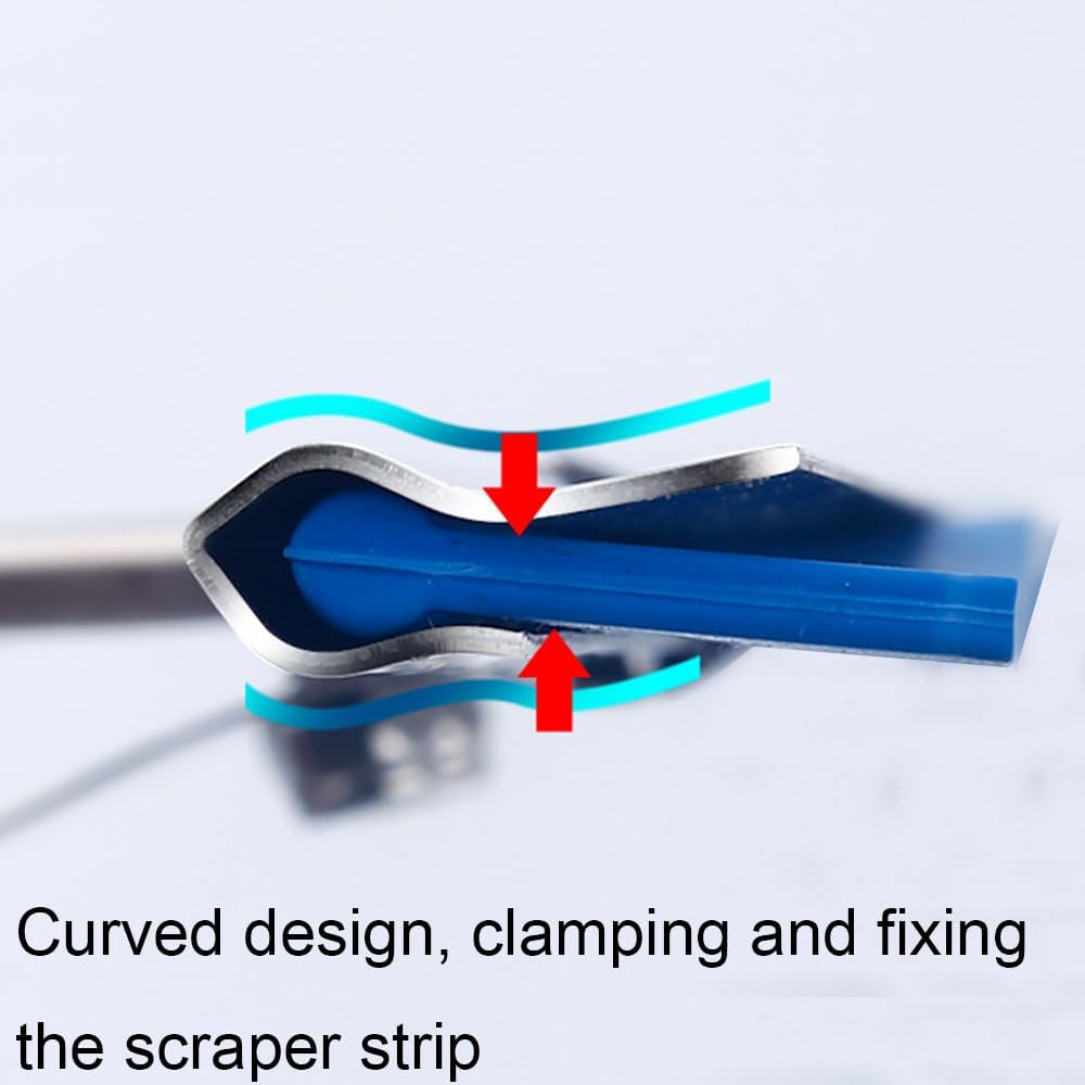 Window & Glass Panel Squeegee - SILICONE - 25mm, 35mm, 40mm & 45mm