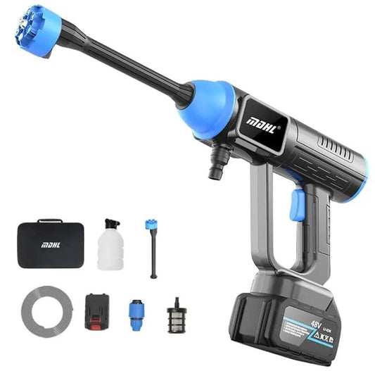 Cordless High Pressure Washer Car Washing Gun - 50 Bars