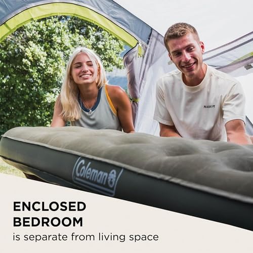 Coleman Darwin 3+ Compact Waterproof 3-Person Dome Tent for Camping and Hiking