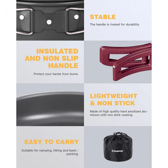 KingCamp Quality Cookware Set 1216