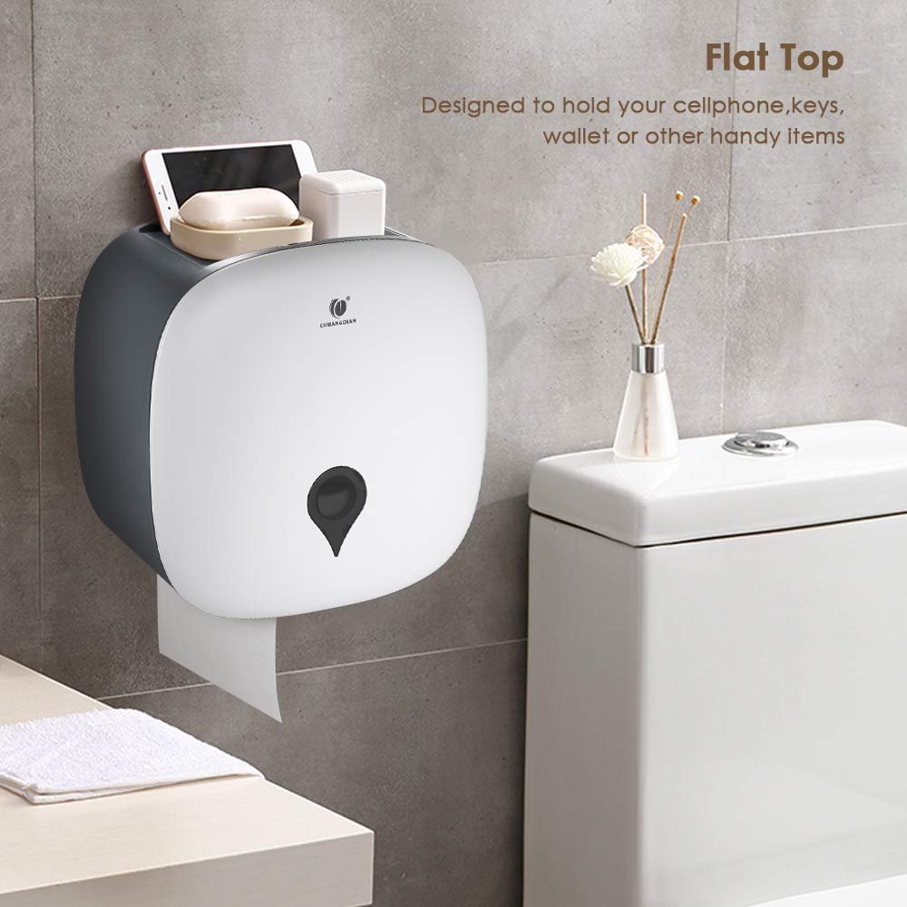 Wall Mounted Tissue Dispenser with Soap Holder