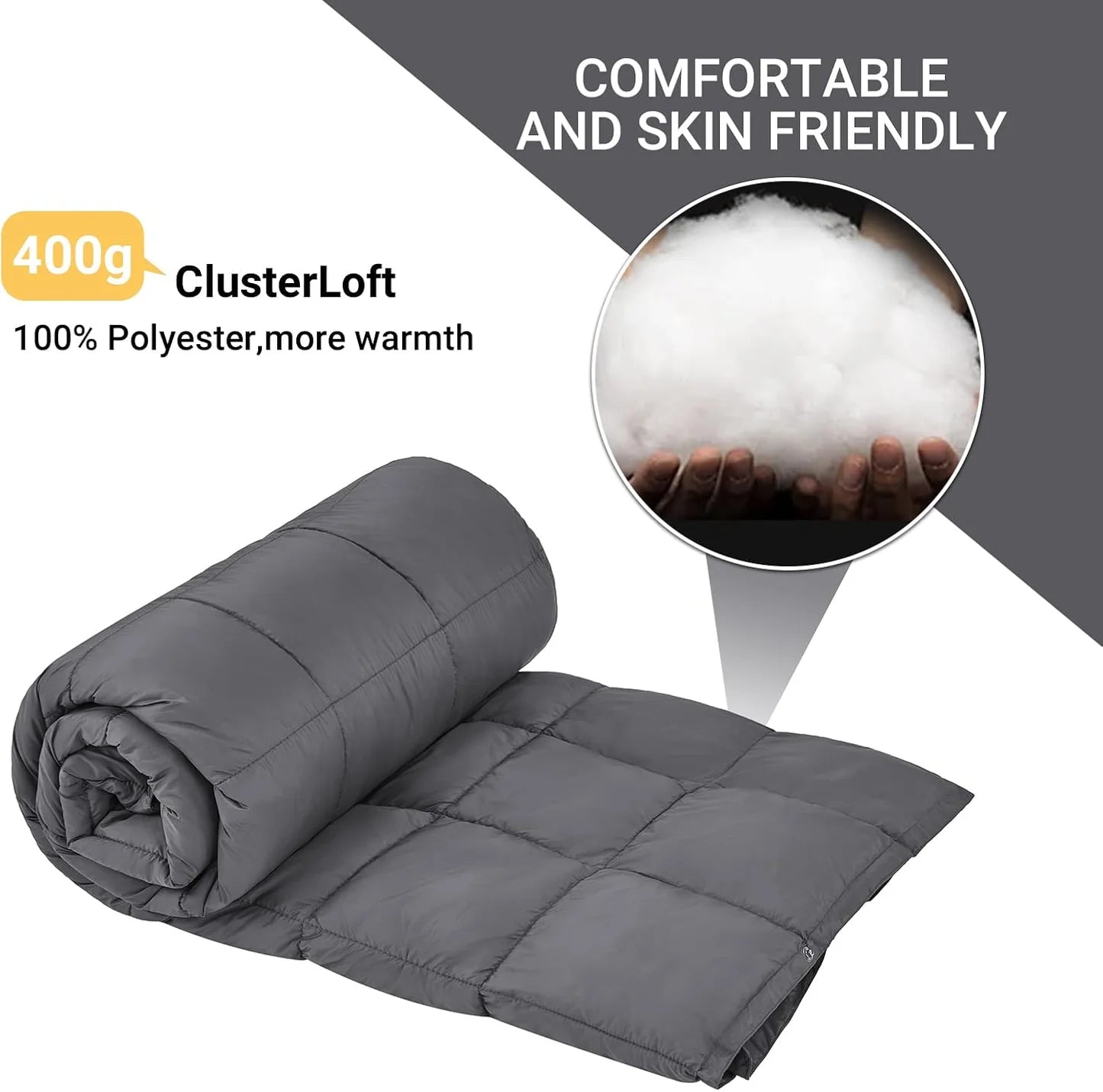 KingCamp Ultralight Packable Camping Blanket – Wearable, Weatherproof, and Warm