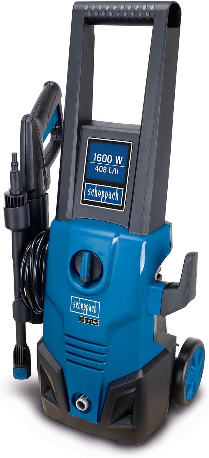 SCHEPPACH Pressure Washer – 1600W | 135 Bar