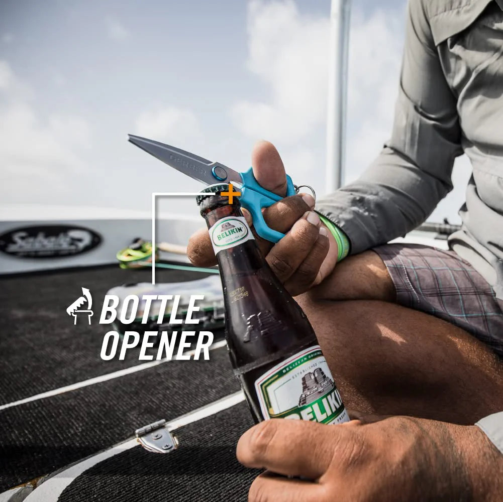 Gerber Neat Freak Salt Fishing Scissors – Ergonomic, Blunt Tip with Split Shot Crimper