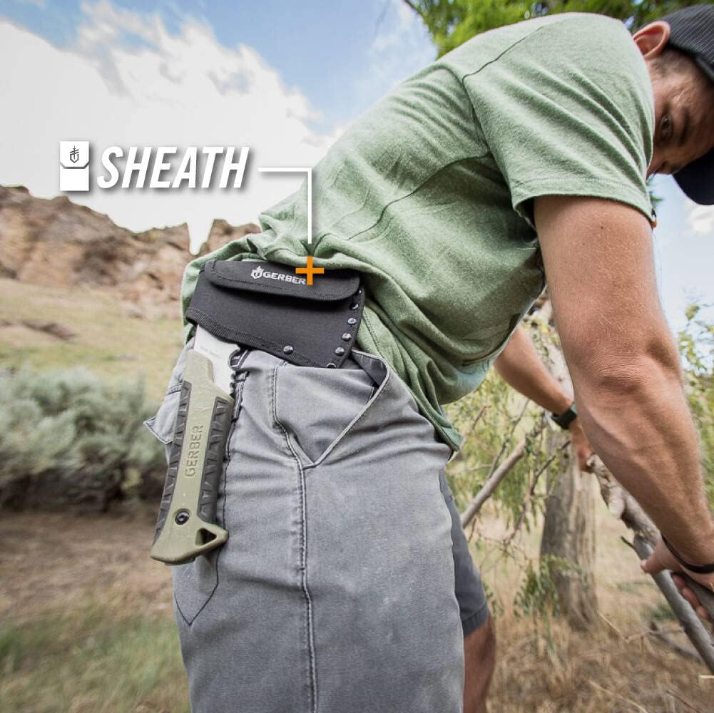 Gerber Pack Hatchet 3.5" Full Tang Steel Blade – Survival & Camping Axe