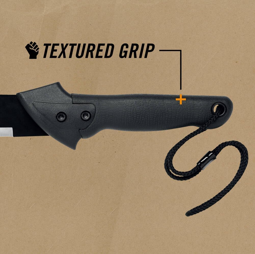 GERBER Gator Machete - Black w/ Nylon Sheath