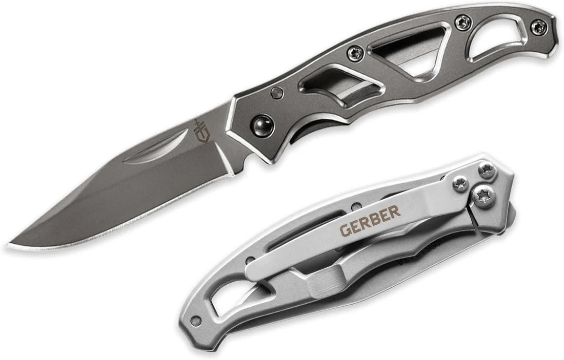 Gerber Paraframe Mini 2.2" EDC Folding Knife – Fine Edge Stainless Steel with Safety Lock