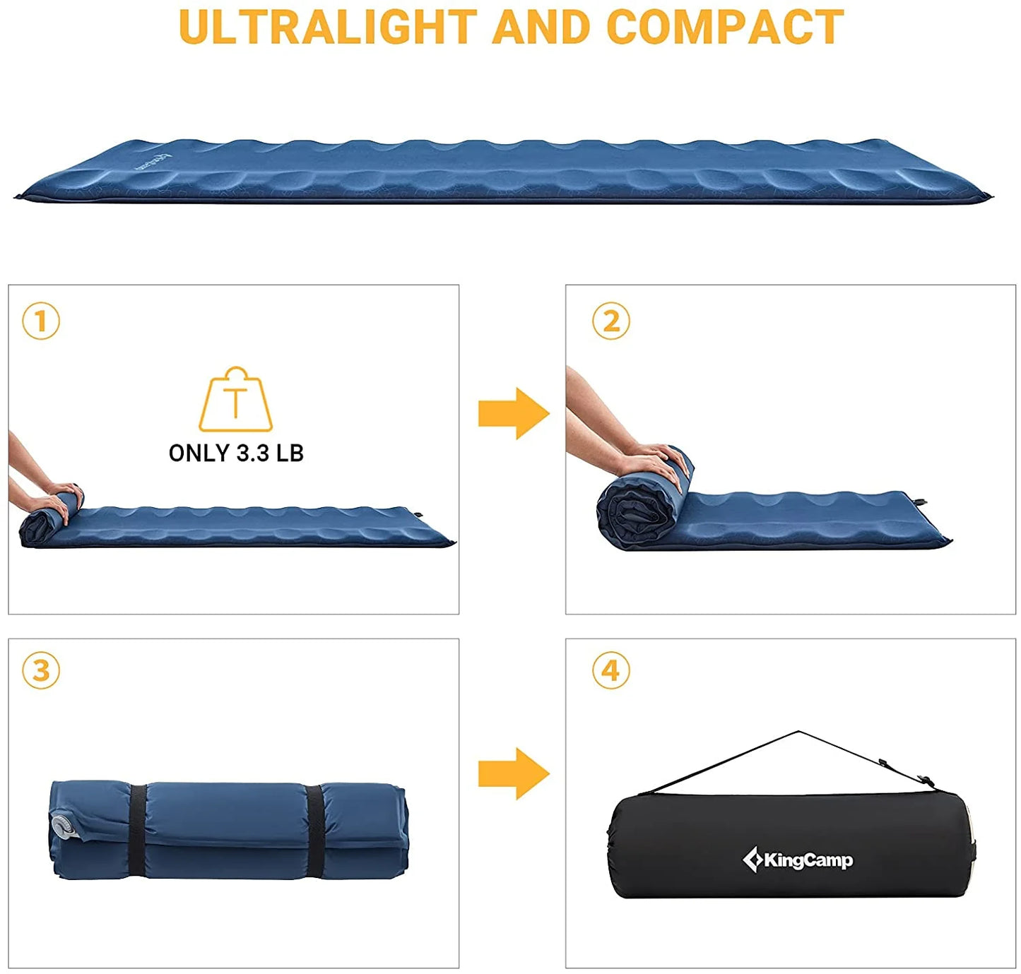 Kingcamp 3D Self Inflating Sleeping Pad