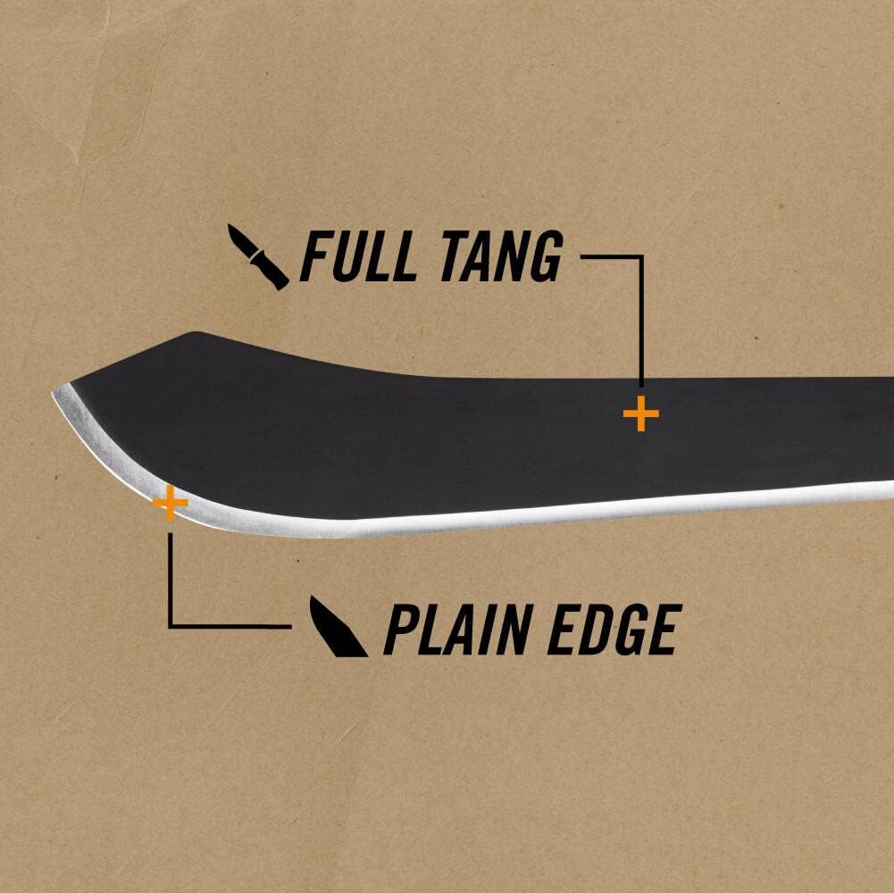 Gerber Gator Bolo 22" Full Tang Machete with Sheath and Gator Grip