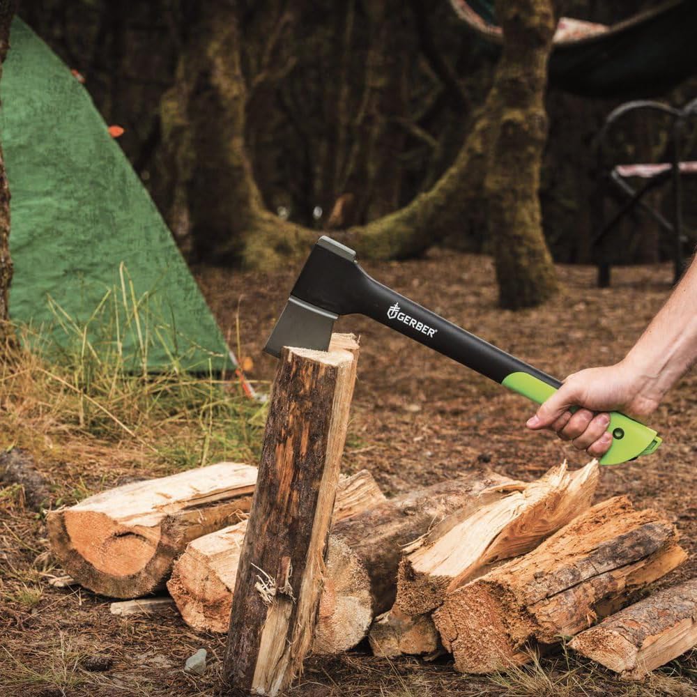 Gerber Freescape 17.5" Hatchet – Forged Steel Blade with Sheath for Survival & Camping