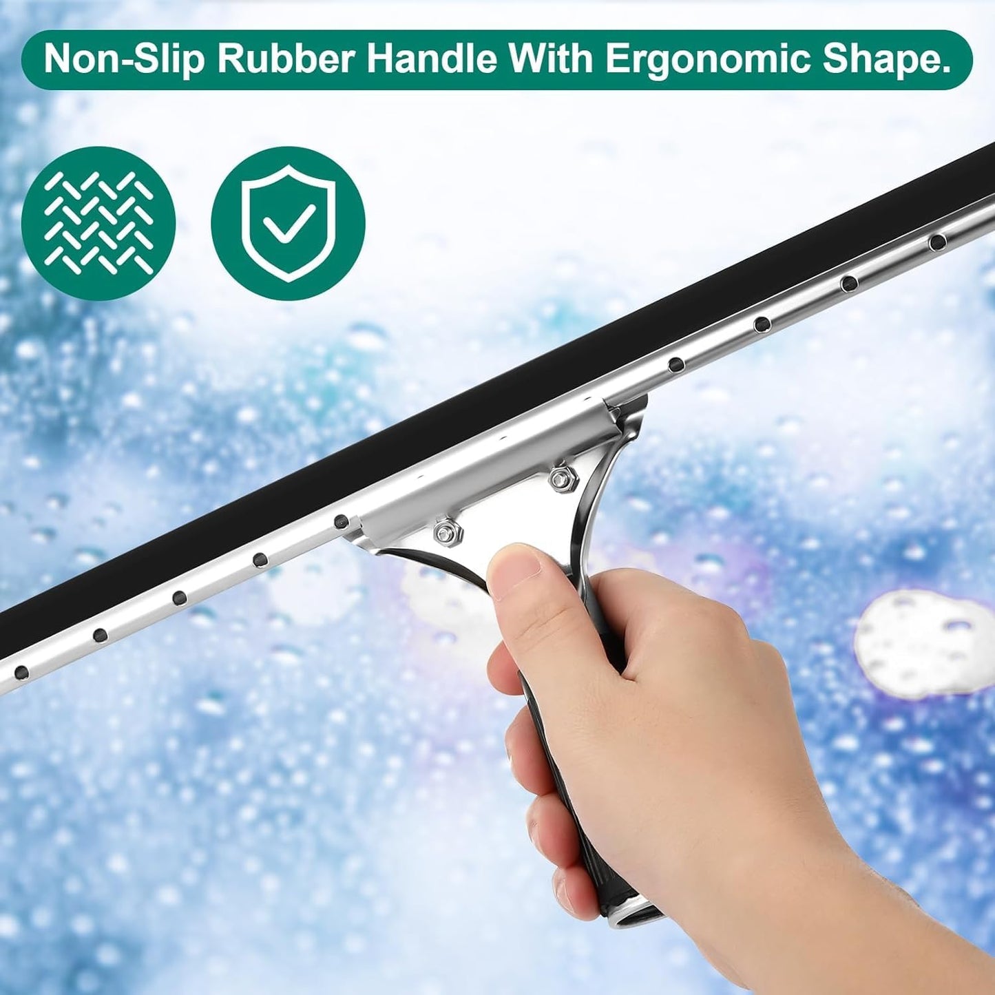 Window & Glass Panel Squeegee - TPU - 25mm, 35mm, 40mm & 45mm