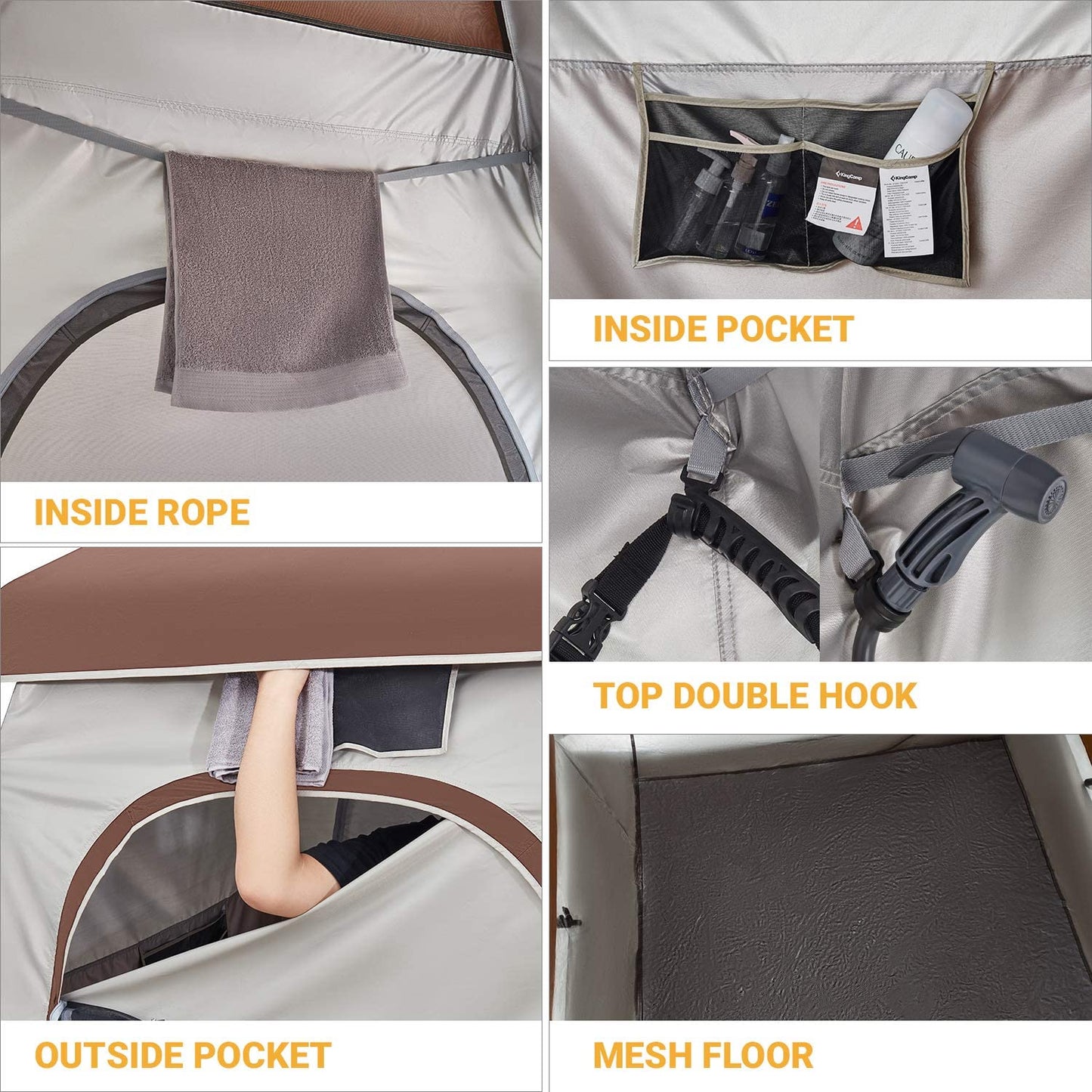 Changing/Toilet Tents - King Camp Marasusa Coffee