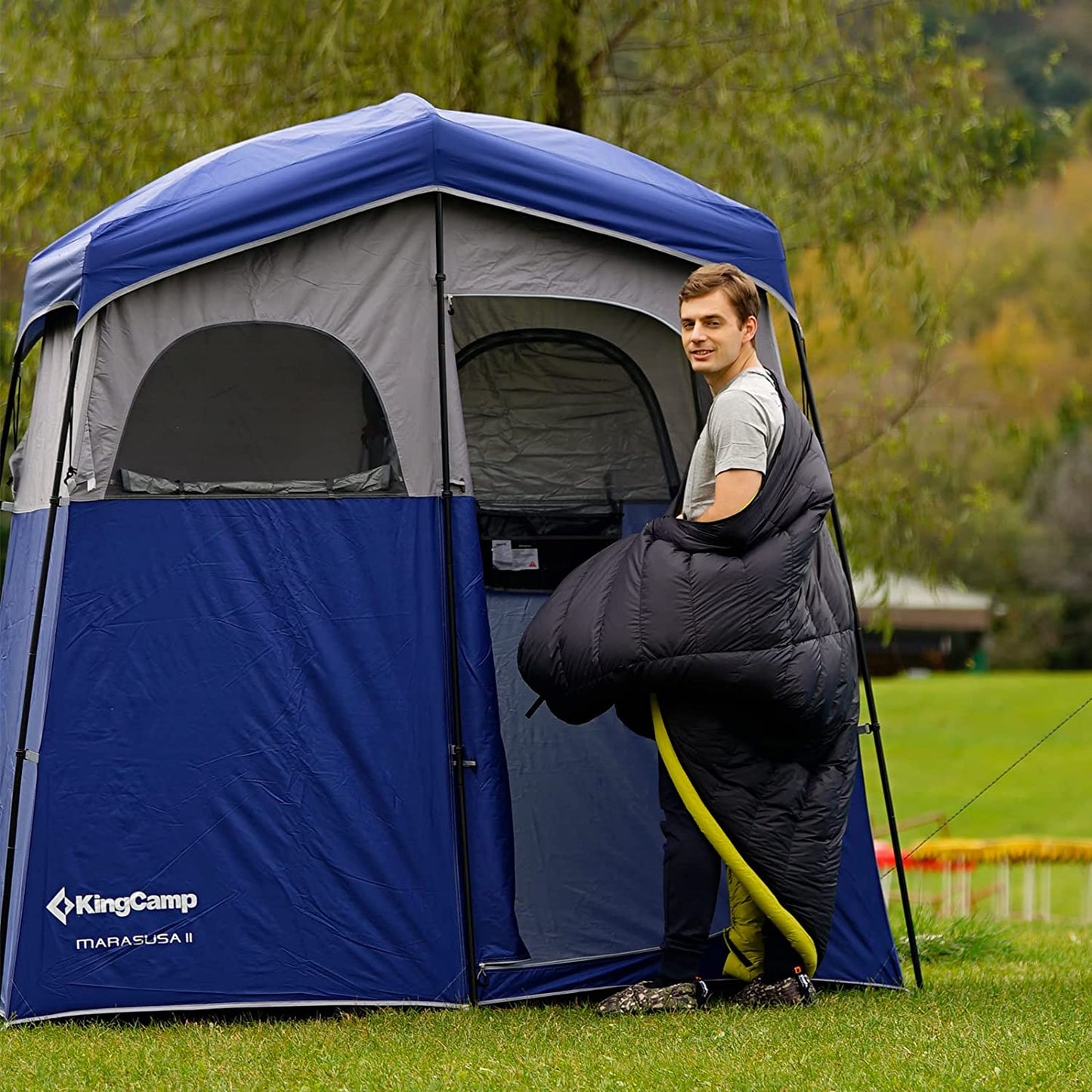 KingCamp Double Shower Tent