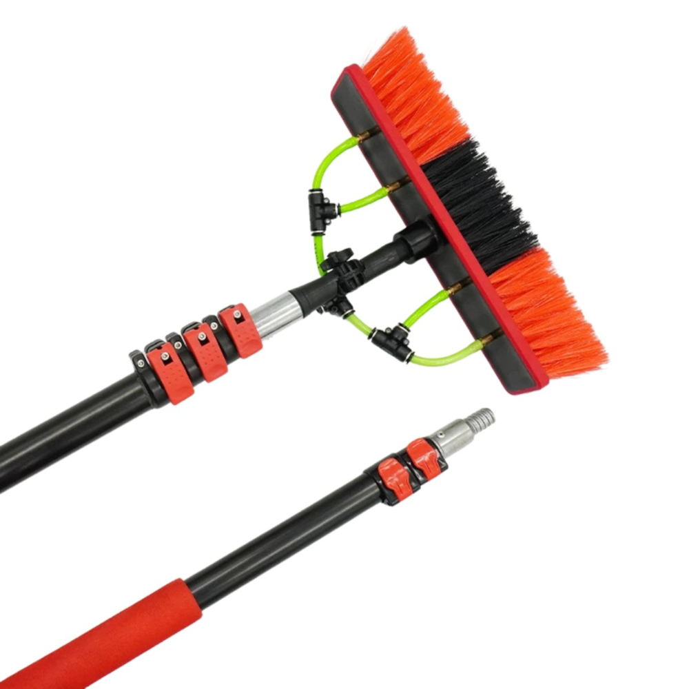 ZHENDA - Solar Panel & Glass Cleaning Brush With Water Supply - 4.6M / 7M