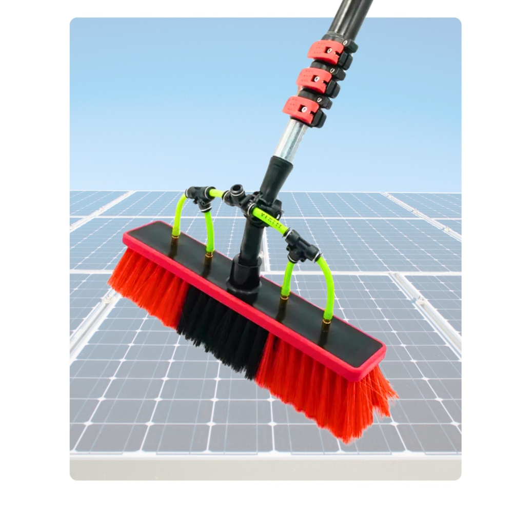ZHENDA - Solar Panel & Glass Cleaning Brush With Water Supply - 4.6M / 7M