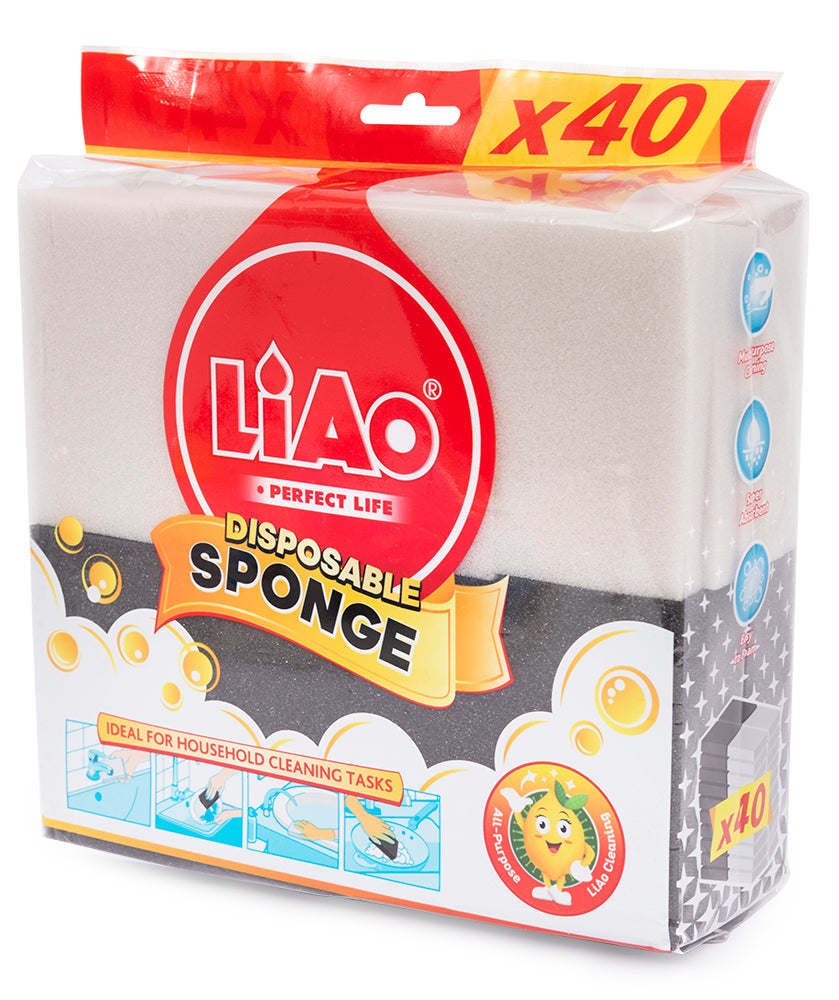 LIAO Disposable Sponge 40 Pcs H130086