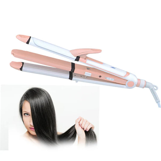 ANEX Deluxe Hair Curler & Straightener - AG-7038