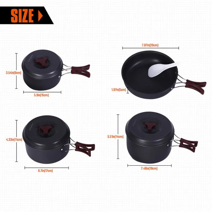 KingCamp Foldable Camping Cookware