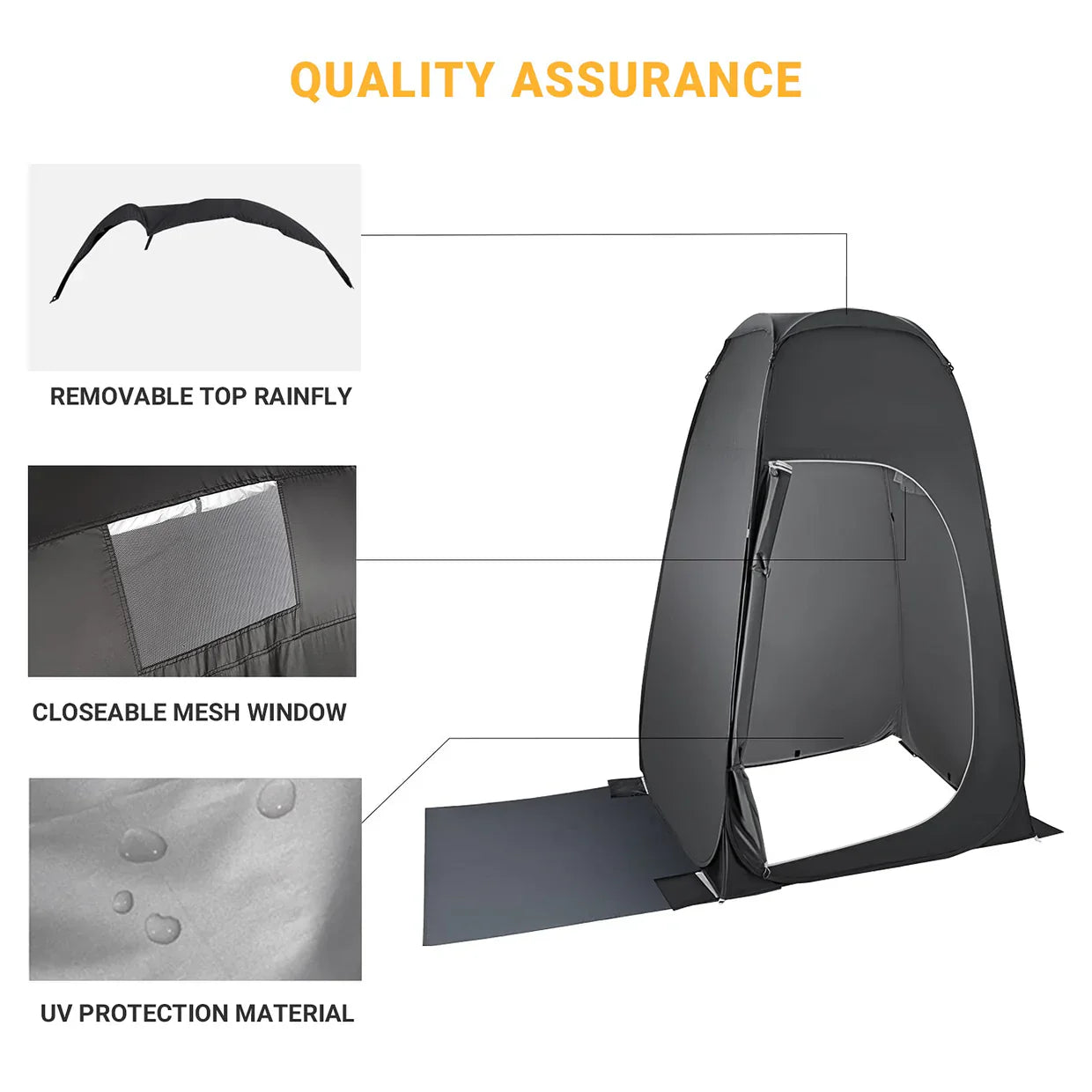 KingCamp Changing Tent Convenience