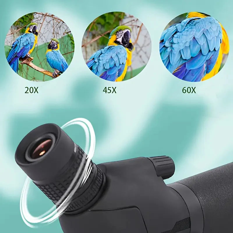 Landview 25-75X80 Zoom Spotting Scope For Outdoor Bird Watching