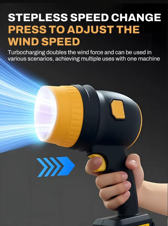 MDHL Cordless Turbine Violent Blower - Varaible Speed - HJ-002