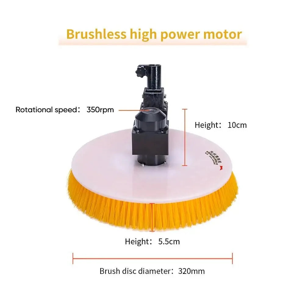 ZHENDA - Solar Panel Cleaning Brush (Single Round) 7.5 Meters