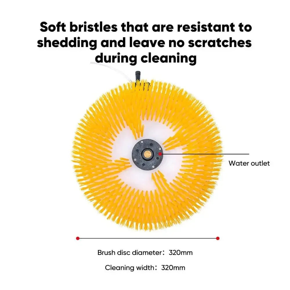 ZHENDA - Solar Panel Cleaning Brush (Single Round) 7.5 Meters