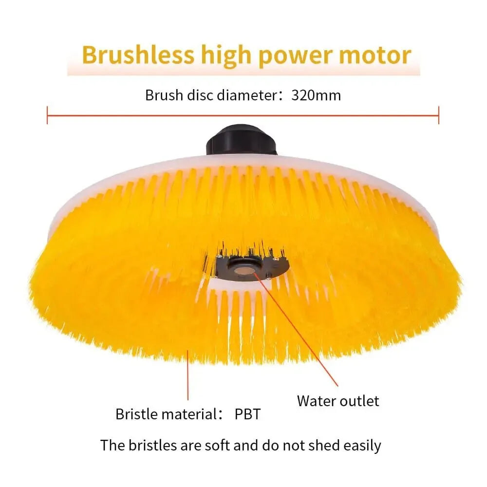 ZHENDA - Solar Panel Cleaning Brush (Single Round) 7.5 Meters